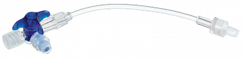 Кран 3-ходовой Дискофикс С с Сэйффлоу 360° синий линия 50 см купить в Липецке