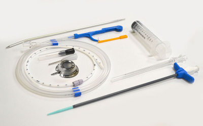 Система для венозно-артериального доступа c портом эллипсовидным PORT TI (титановым) с катетером 8 F и набором для установки купить оптом в Липецке