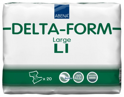 Delta-Form Подгузники для взрослых L1 купить оптом в Липецке
